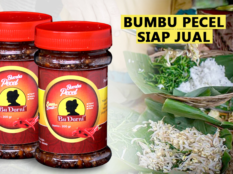 Peluang usaha berjualan bumbu pecel siap santap harga terjangkau sidoarjo